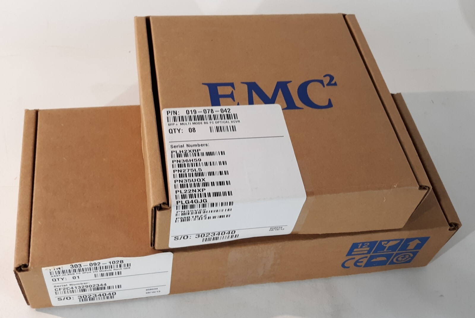 EMC2 Multi Mode 8G FC Optical XCVR+ASSY IO 8G FC 4-Port I/O Module NEW *SEALED*