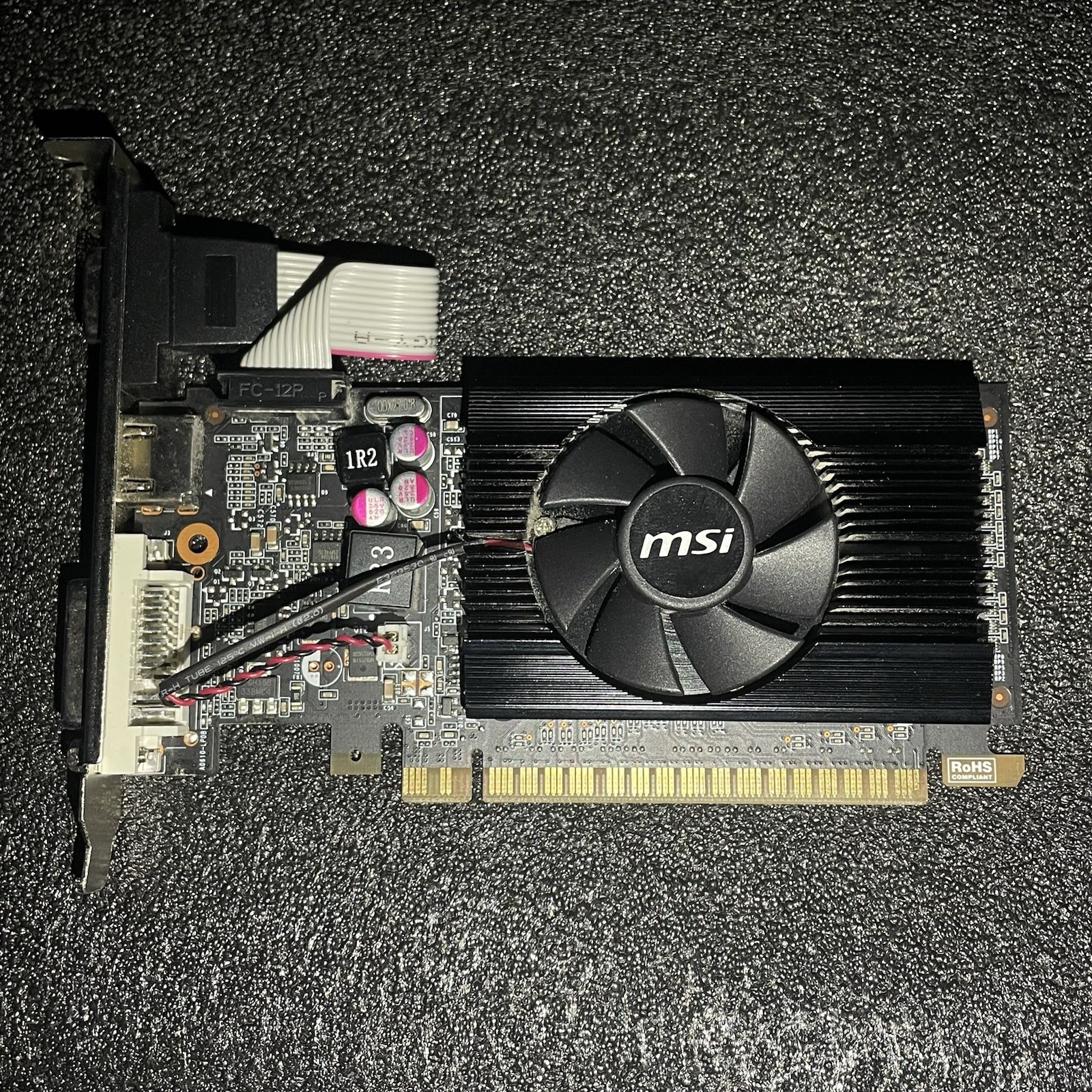 MSI GeForce GT610 (N610GT-MD2GD3/LP) 1GB DDR3 Graphics Card (Tested & Working)
