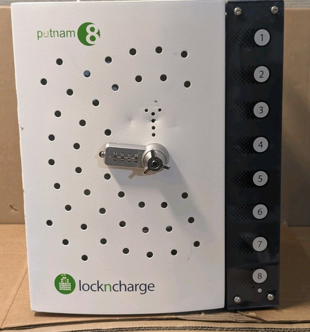 LocknCharge Putnam 8 Lockable Security Charging Station For Parts