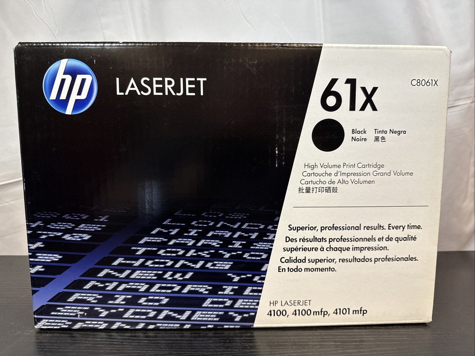 HP 61X C8061X Black Toner Cartridge -SEALED A1