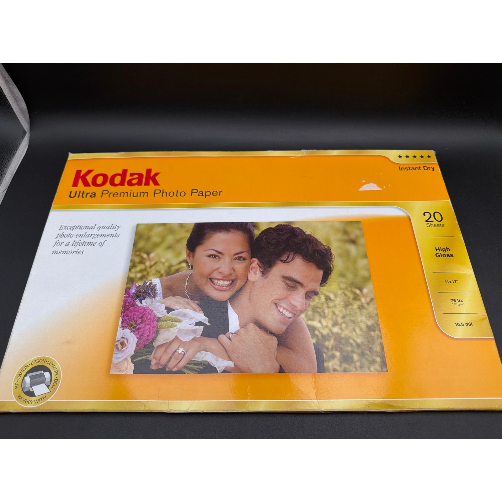 Kodak Ultra Premium Photo Paper 11x17 High Gloss 17 Sheets Inkjet Open Box