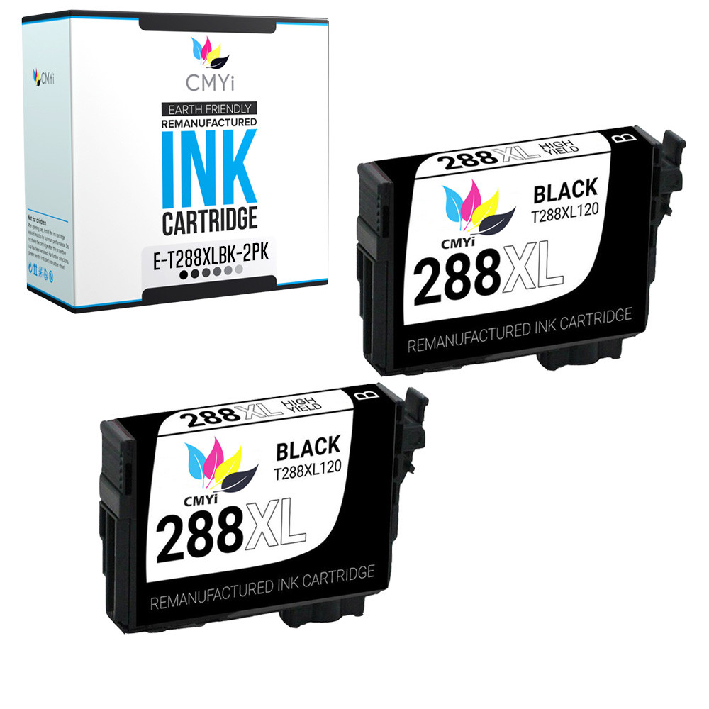 2 PK 288XL Black Ink Cartridges for Epson XP440 XP430 XP330 XP340 XP446 XP434
