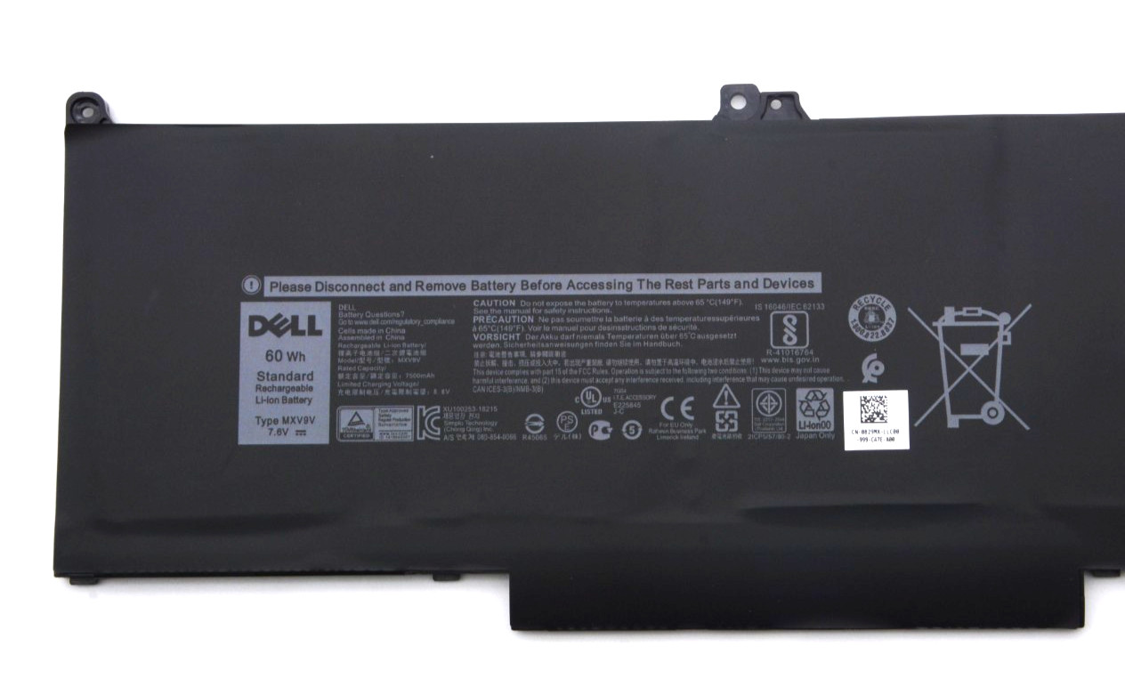 Genuine OEM 60Wh MXV9V 5VC2M Battery For Dell Latitude 5300 7300 E5300 E5310 US