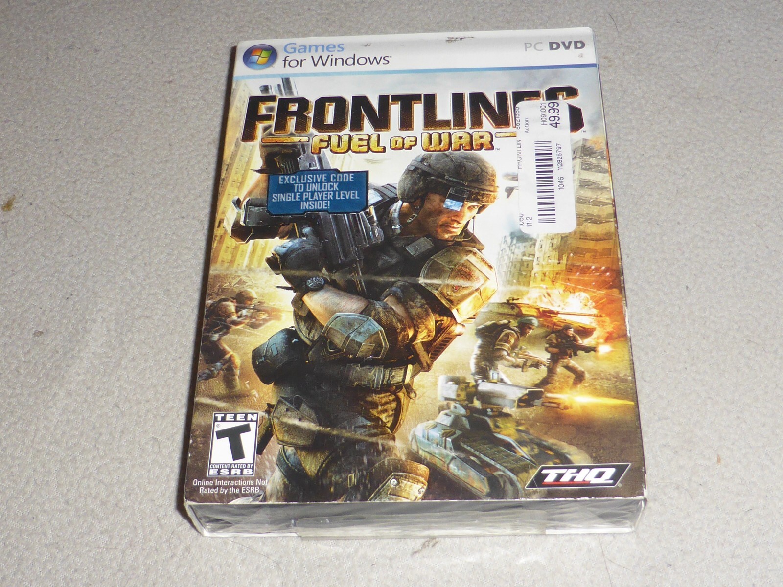 BRAND NEW SEALED FRONTLINES FUEL OF WAR PC DVD GAME THQ WINDOWS NIB NFS