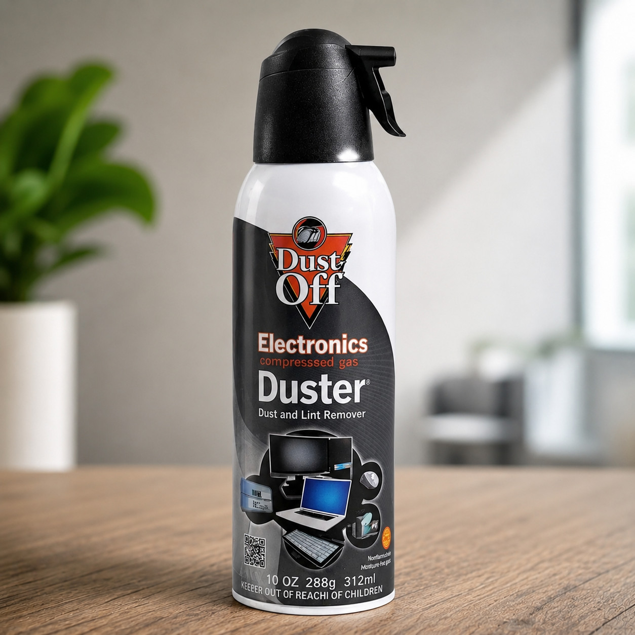 Dust-Off Electronics Compressed Air Duster 10 oz Cans – 1 Pack | 