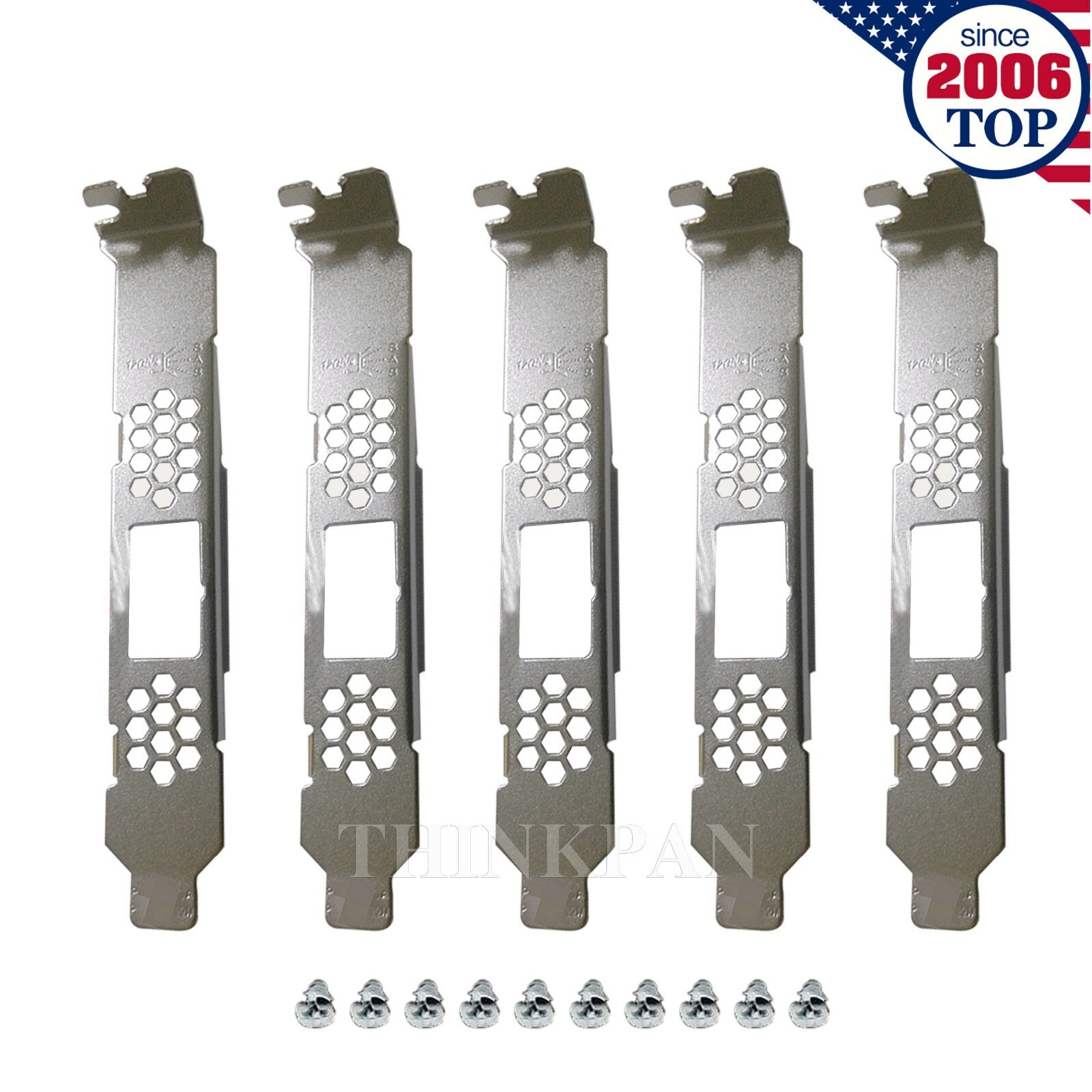 NEW 5PCS Full Height Bracket for P1276-0022M LSI00343 SAS 9300-8e DELL H830