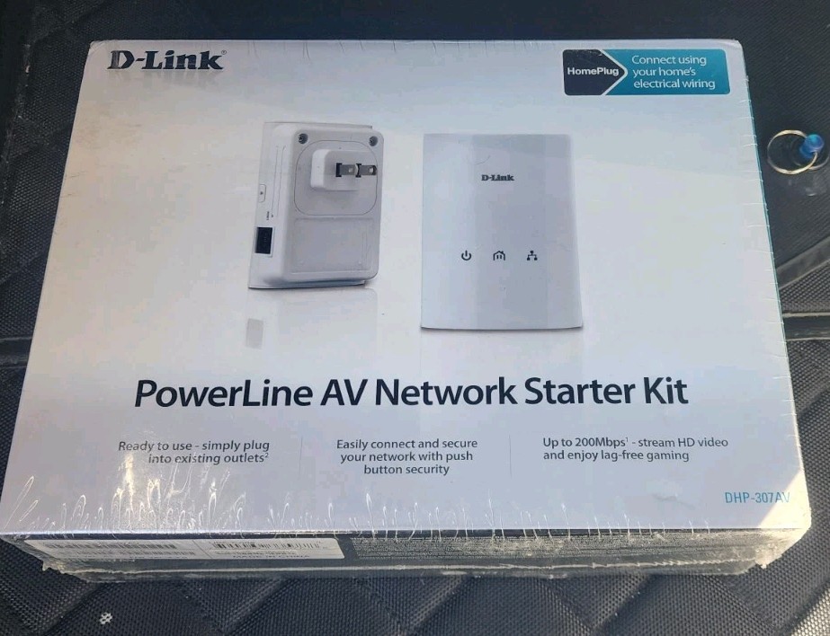 D-Link DHP-307AV PowerLine AV Network Brand NEW SEALED