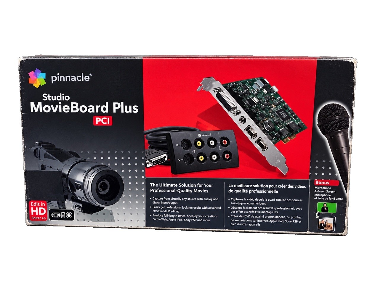 Pinnacle Studio MovieBoard Plus PCI  Video Editing System for Windows