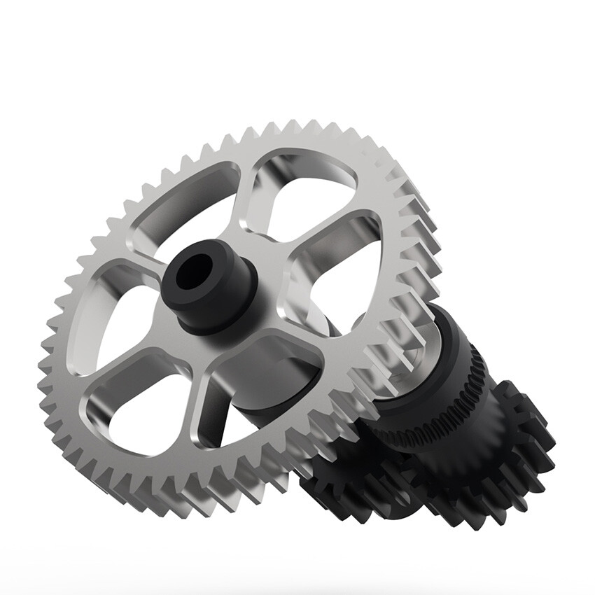 Extruder Straight Tooth Nano Coated One Piece Gear Kit for Voron V0 Sherpa Mini