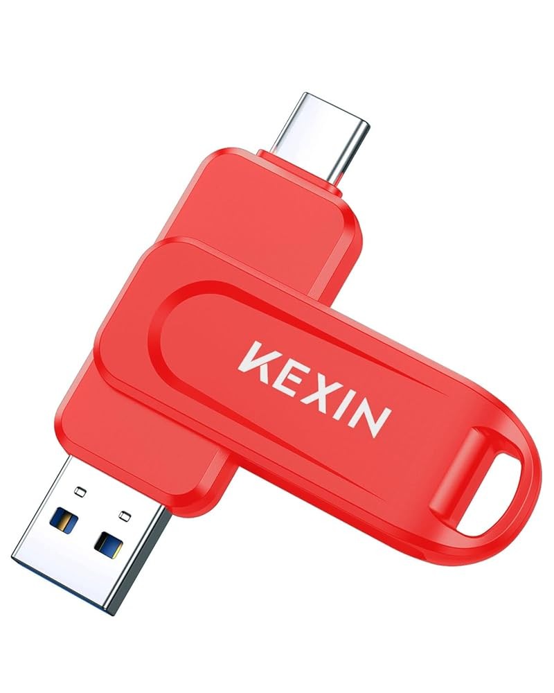 KEXIN 32GB USB 2.0 2 in1 Type-C USB Flash Drive Dual Drive Christams Gift Love