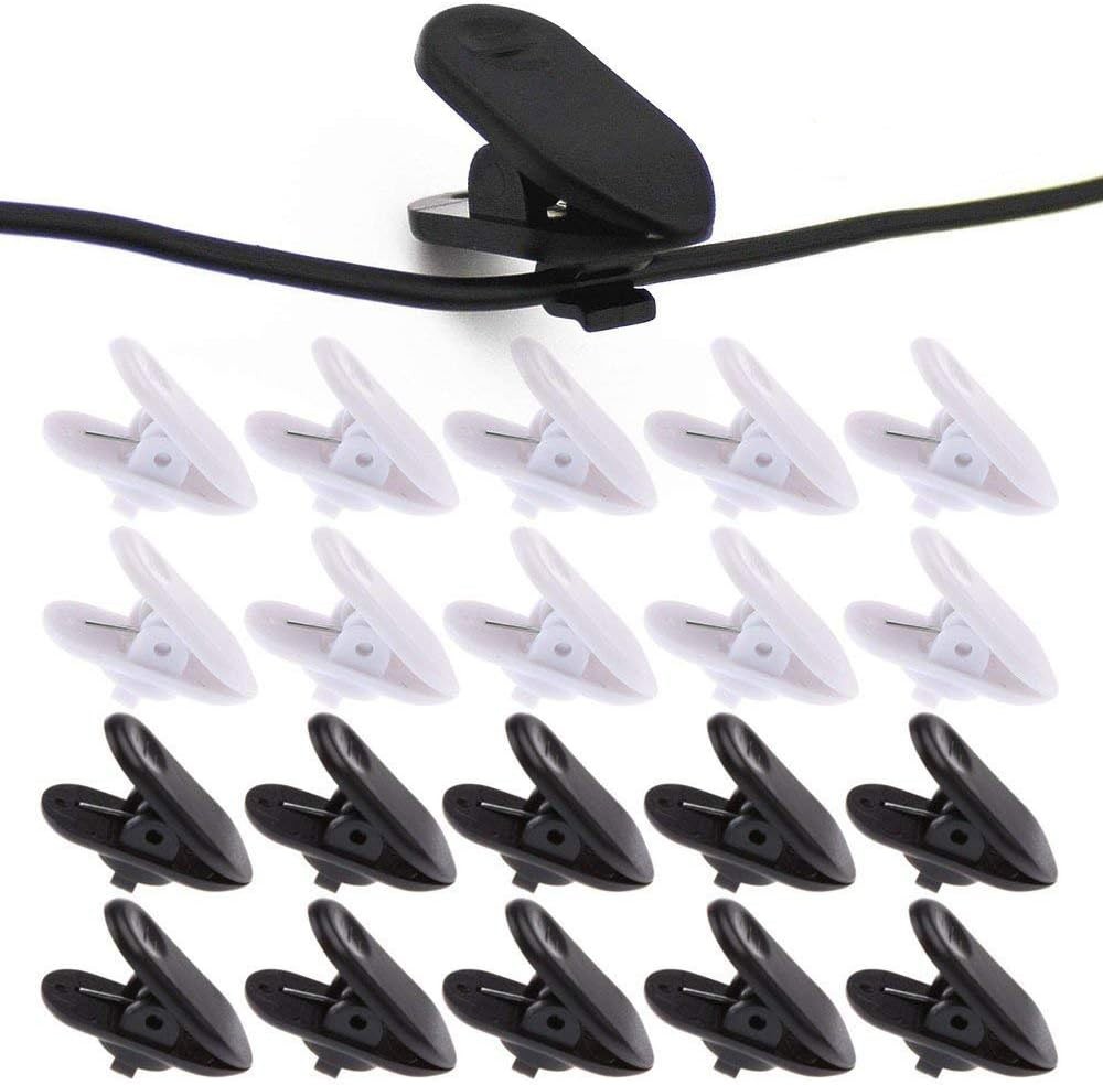 Earphone Wire Clip Headphone Mount Cable Clothing Clip Earbud Clip to Cord