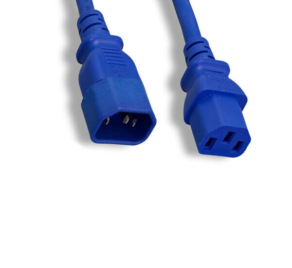 2Ft Blu Power Cable for Dell Networking X1018 X1026 X1052 Replace Jumper Cord