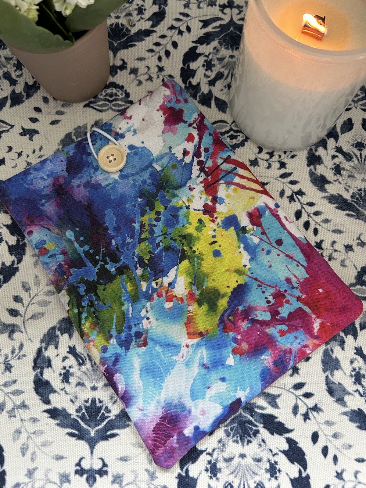 Kindle Padded Sleeve l Tie Dye l Book Cover l Case l Handmade l 100% cotton