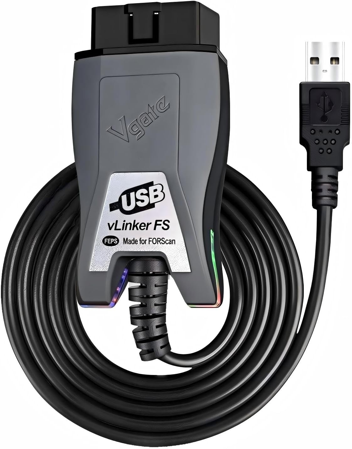 vLinker FS OBD2 USB Adapter for FORScan HS/MS-CAN, Auto Switch