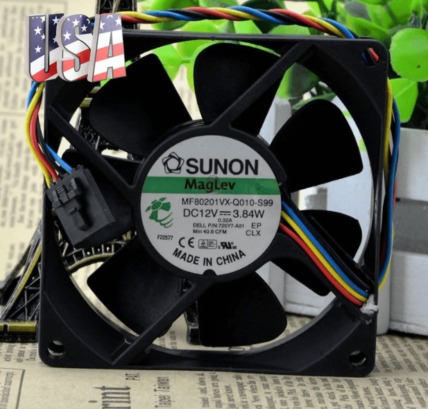 1PCS New SUNON MF80201VX-Q010-S99 12V 0.32A 3.84W 8020 4-wire Cooling Fan