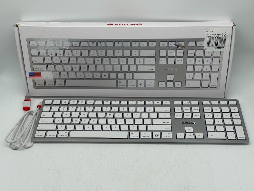 Cherry KW 9100 Slim Wireless Keyboard for Mac - White
