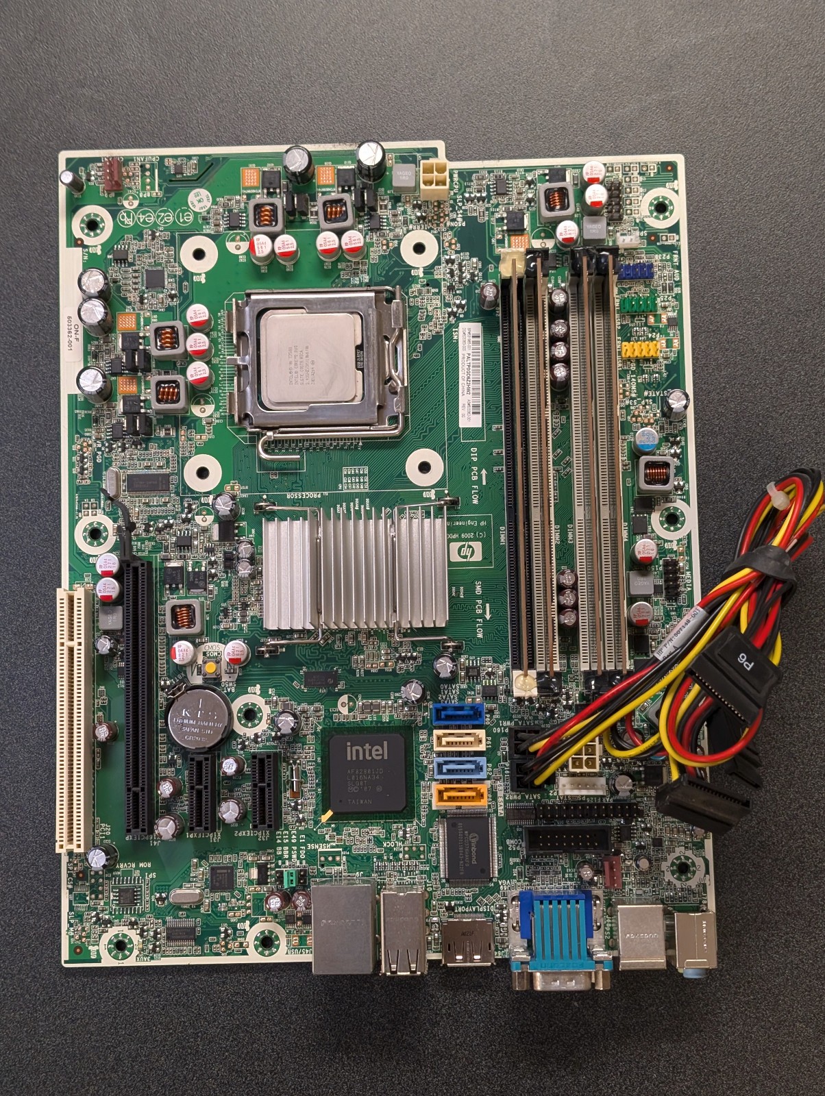 HP COMPAQ PRO 6000 531965-001 Motherboard Combo w/Core 2 Duo E7500 4GB DDR3 RAM