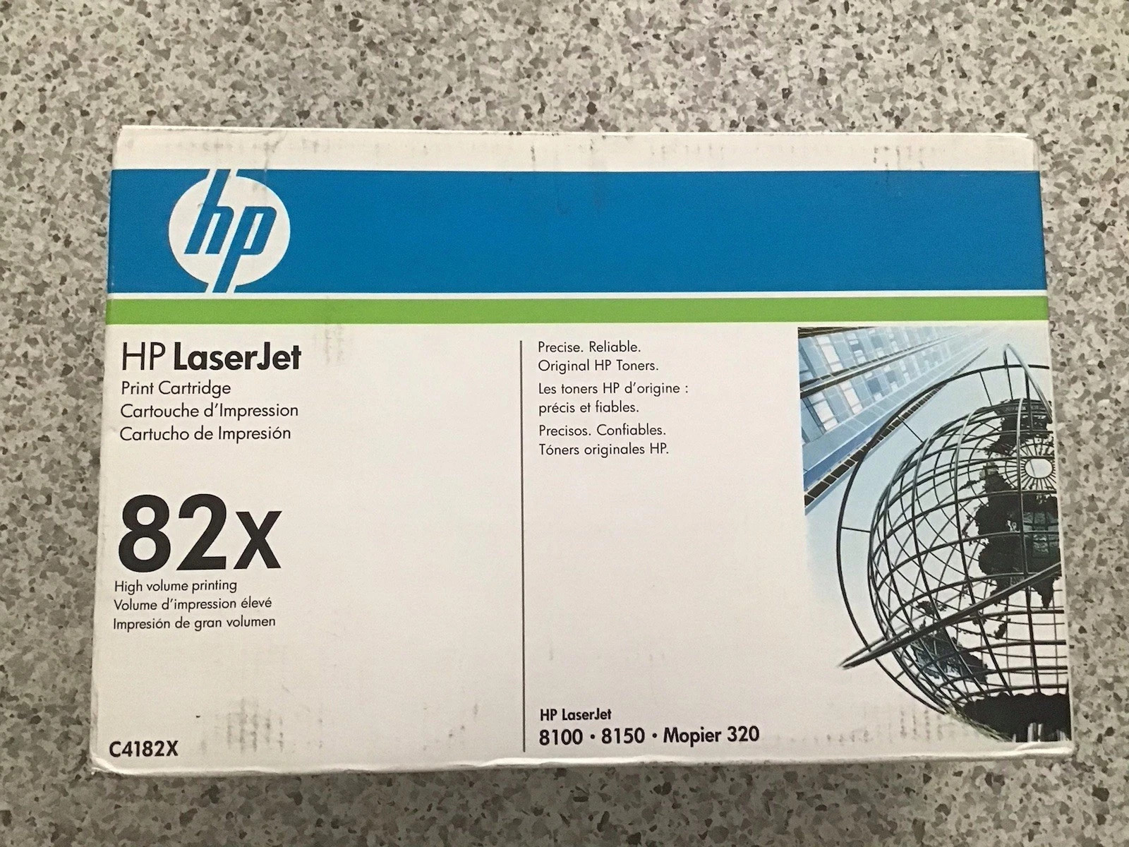 HP Genuine C4182X 82X BLACK Toner Cartridge for HP LaserJet 8100/8100n/8150 MFP