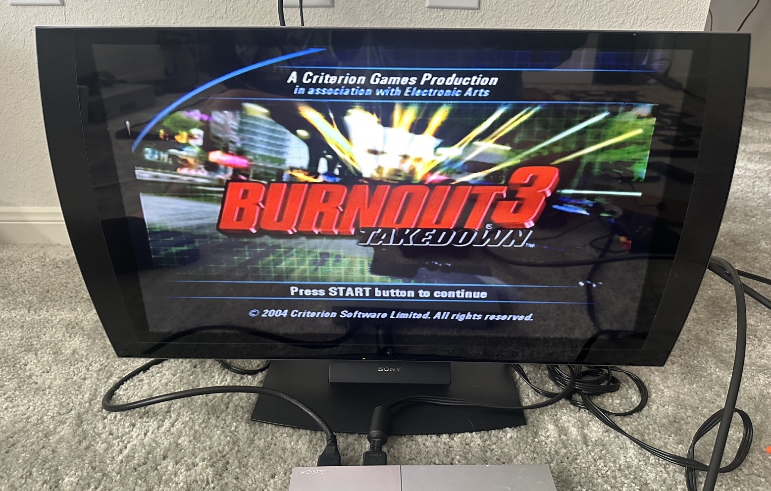 Sony PlayStation 3D Display TV Monitor With Stand CECH-ZED1U Vintage Gaming