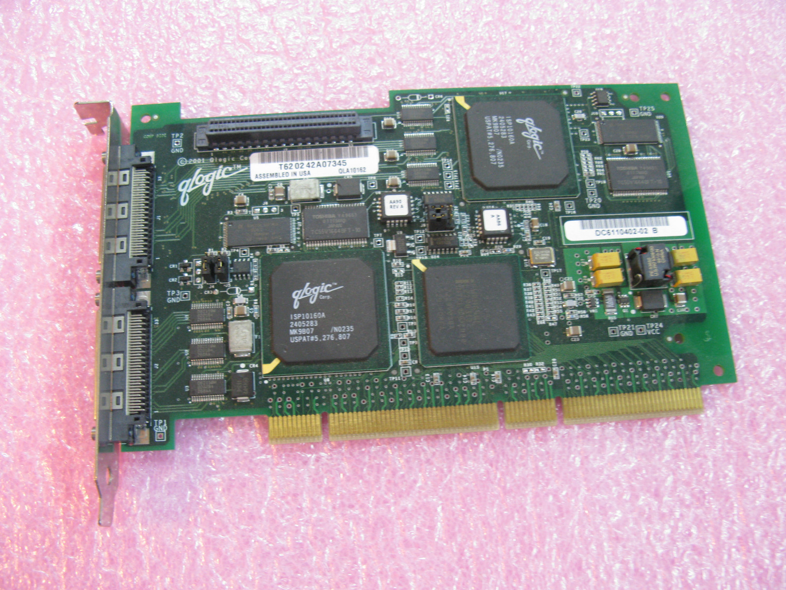 Sun X6758A 375-3057 PCI Dual Ultra3 Scsi Host Adapter ( LVD ) - L2B03