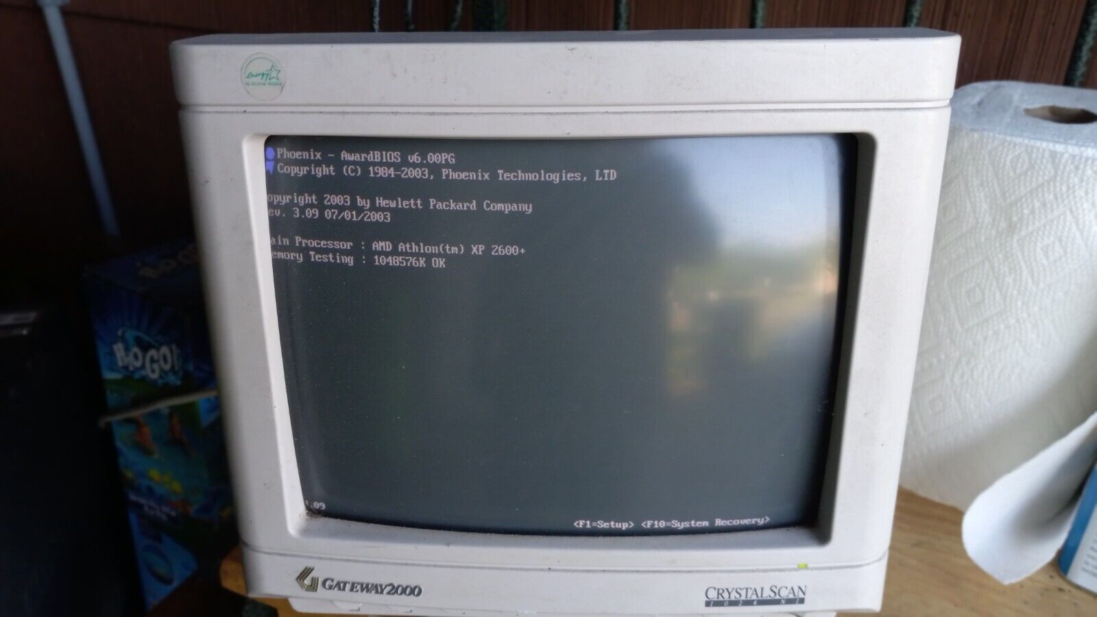 Vintage Gateway 2000 CS1024NI2 CRT Monitor-Retro Gaming Display *WORKING*