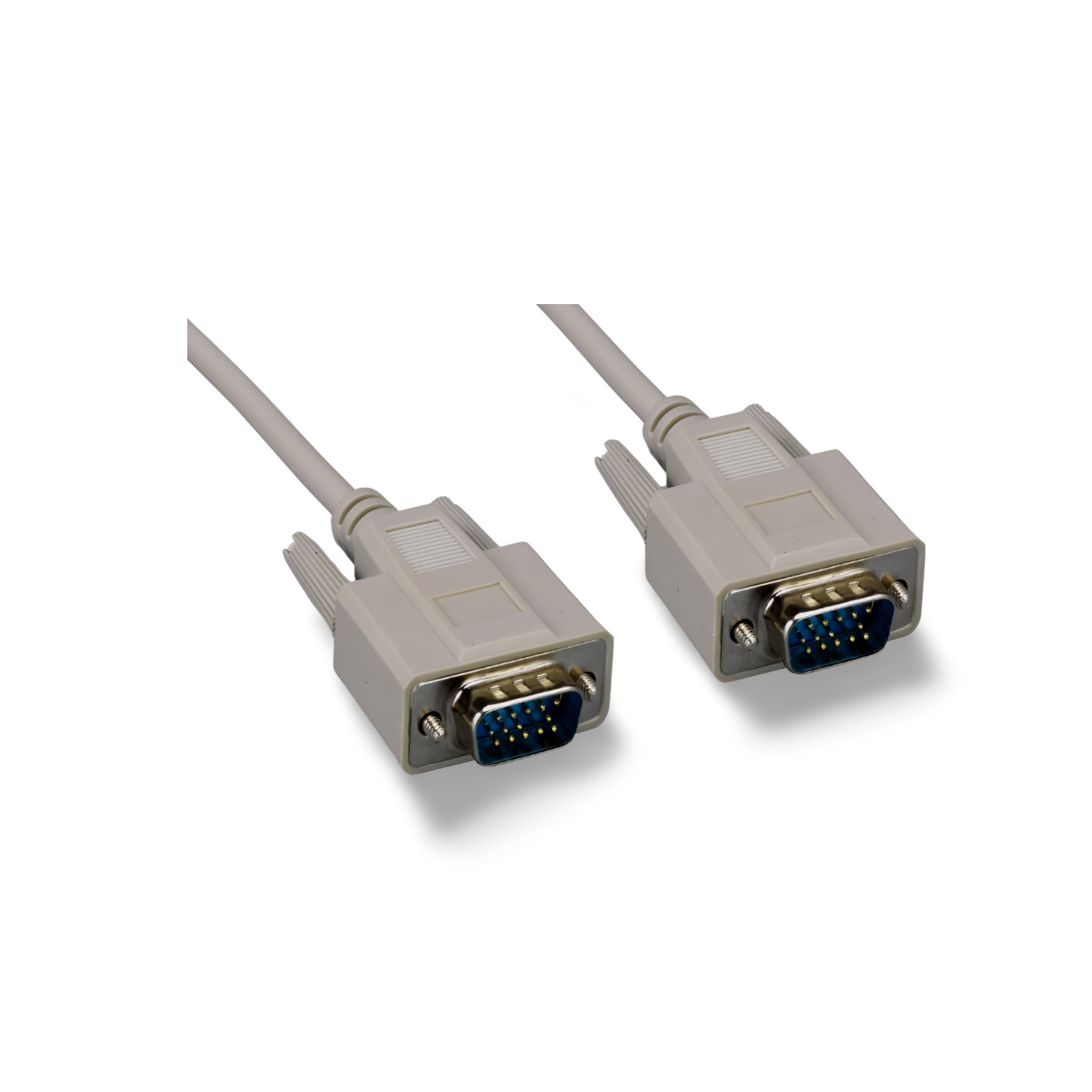 10ft VGA Cable HD15 Male to Male - Beige