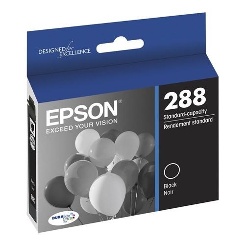 Epson 288 DURABrite Ultra Noir Black Cartridge Sealed New