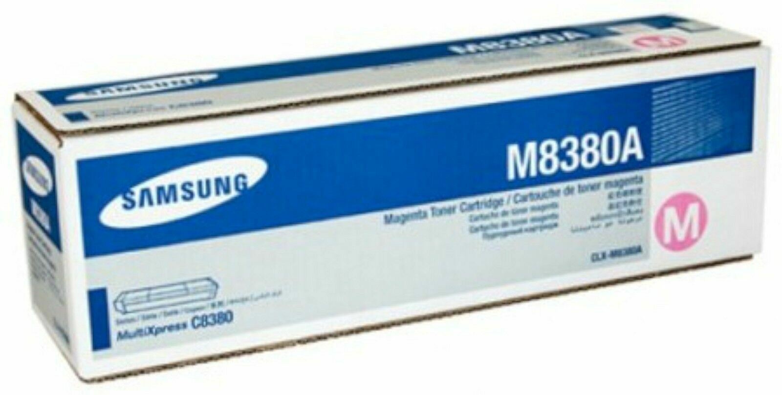 NEW OEM Samsung CLX-M8380A Magenta Toner Cartridge for CLX-8380ND Series Printer