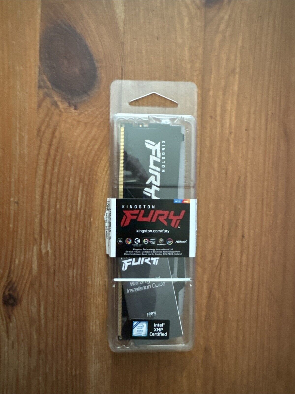 Kingston FURY Beast RGB 16GB (1 x 16GB) PC5-41600 (DDR5-5200) DIMM Memory...