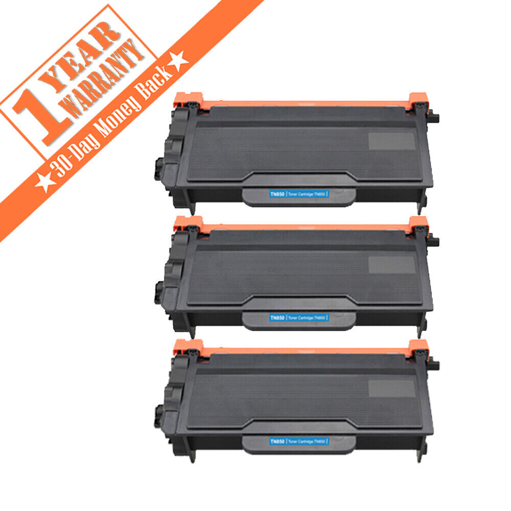 3 Pack High Yield TN850 Toner Compatible for Brother MFC-L5850DW MFC-L6800DW INK