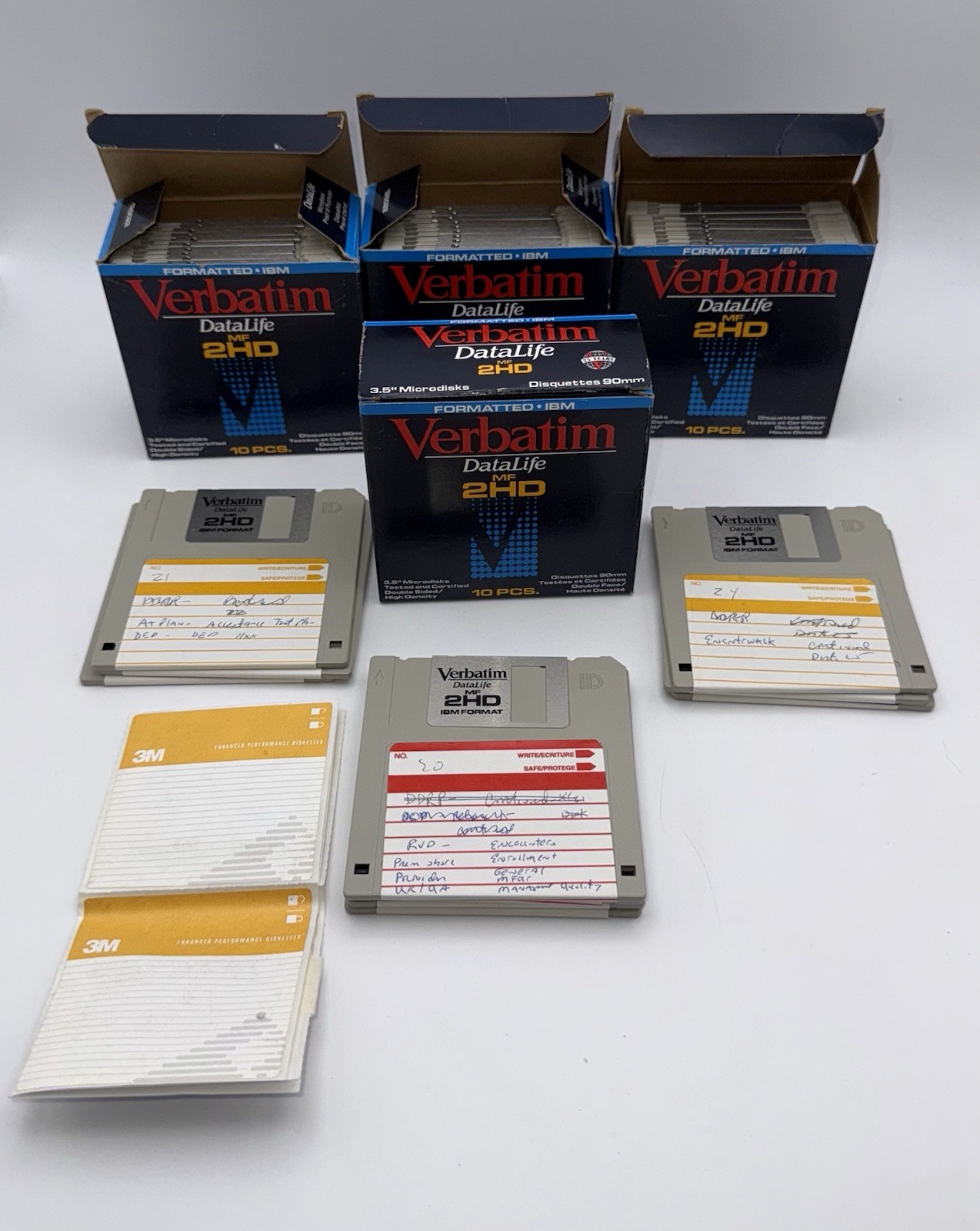 Verbatim DataLife Microdisks 50 Pack MF 2HD 3.5" IBM Formatted 1.44 MB Dbl Sided