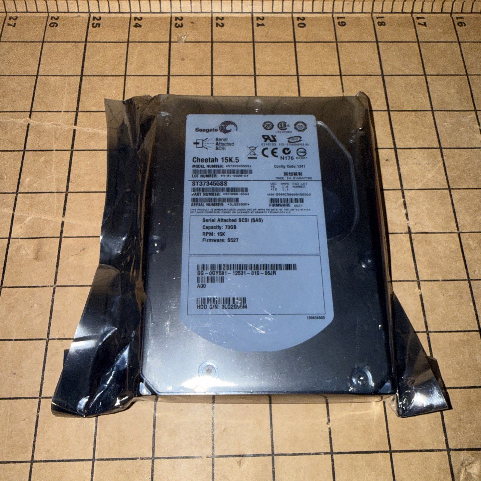 Seagate Cheetah 15K.5 73GB Internal 15000RPM 3.5" SAS Hard Drive ST373455SS