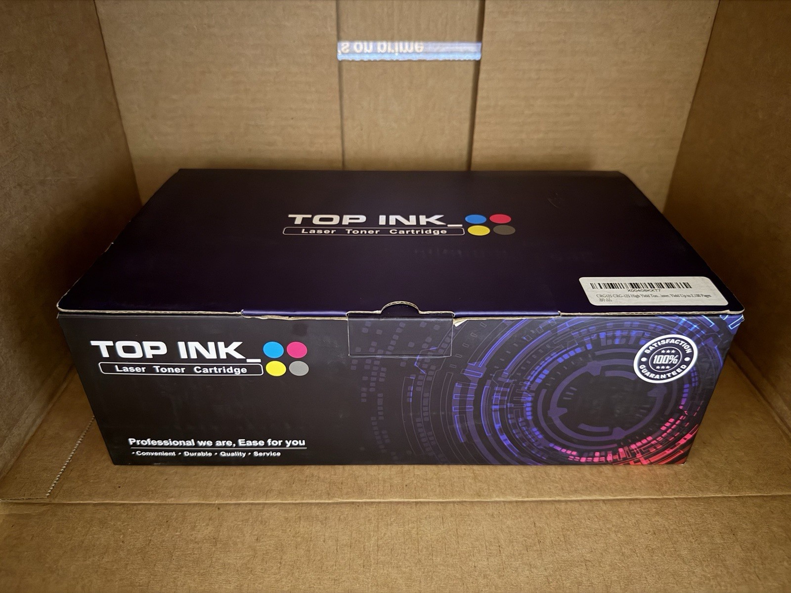 TOP INK Black Laser Toner Cartridge TP-125-2PK for Canon LBP6030 LBP6000 MF3010