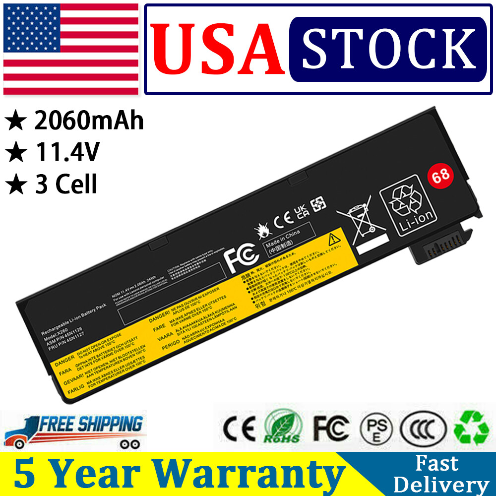 68 Battery For Lenovo Thinkpad T440 T450 T460 T460P T470P T550 T560 L450