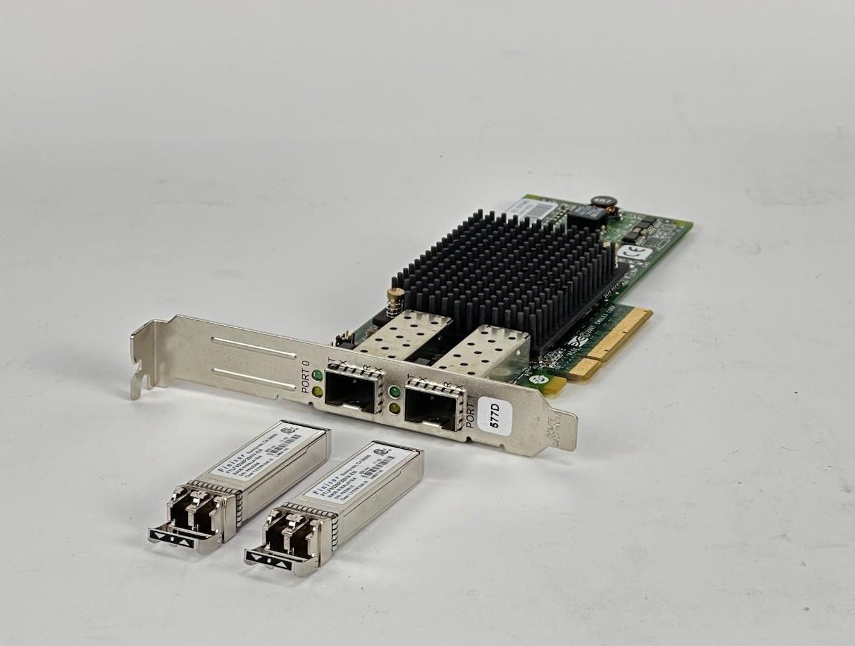 IBM Emulex LPE12002 8Gb Dual Port PCIe FC Fiber Channel Network Card Adapter HBA