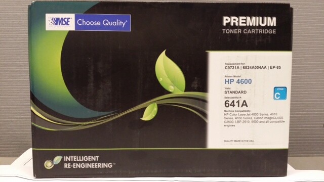 MSE MSE02212114 Toner Cartridge for HP 641A Cyan