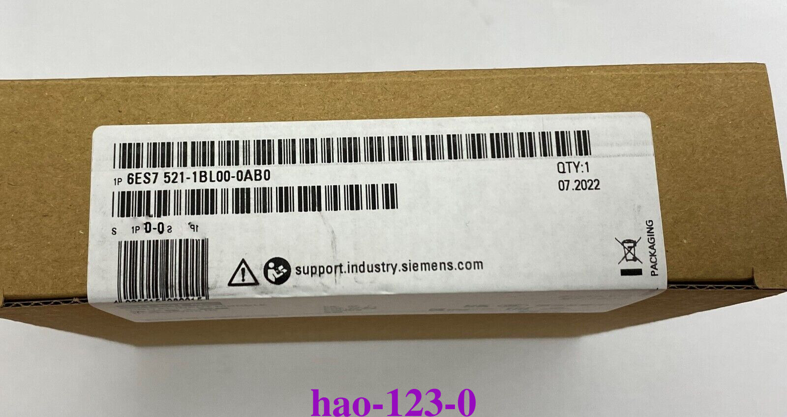 1 PCS Siemens Simatic s7-1500, 6es7521-1bl00-0ab0/6es7 521-1bl00-0ab0- NEW
