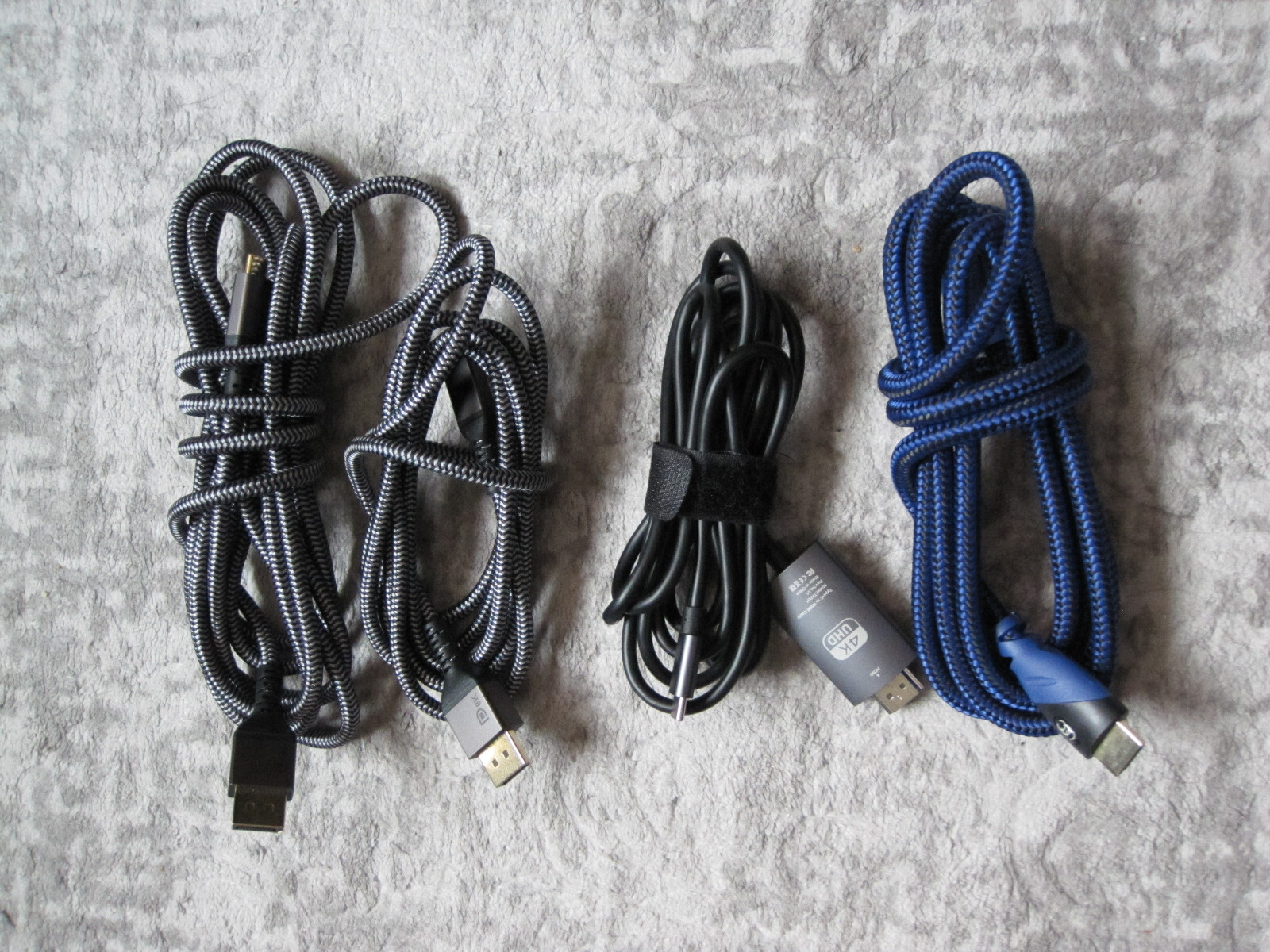 USB C to DisplayPort VESA Certified, 8K Non-Bidirectional Type C to DP LOT of 4