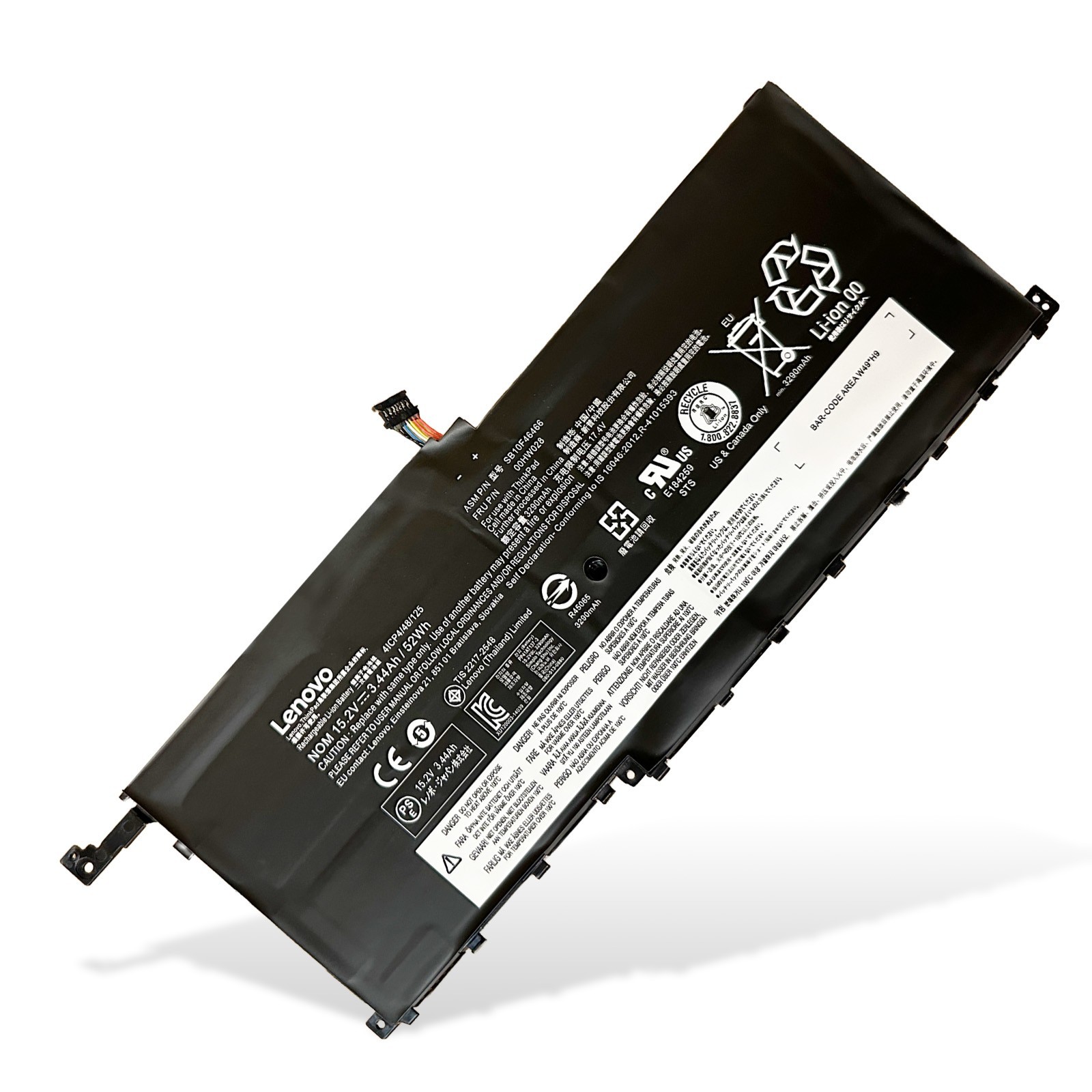 Genuine OEM 00HW028 00HW029 Battery Lenovo ThinkPad X1 Carbon 4th Gen X1 Yoga
