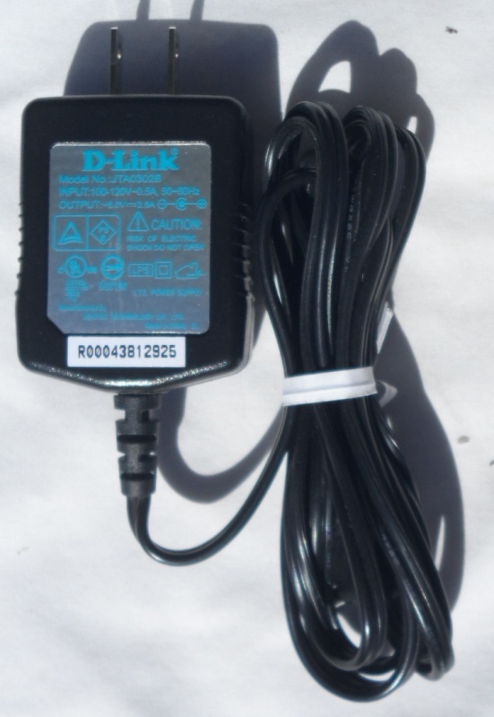 Genuine D-Link 5V 2.5A 5.5x2.1mm AC Power Adapter JTA0302B Router switch router