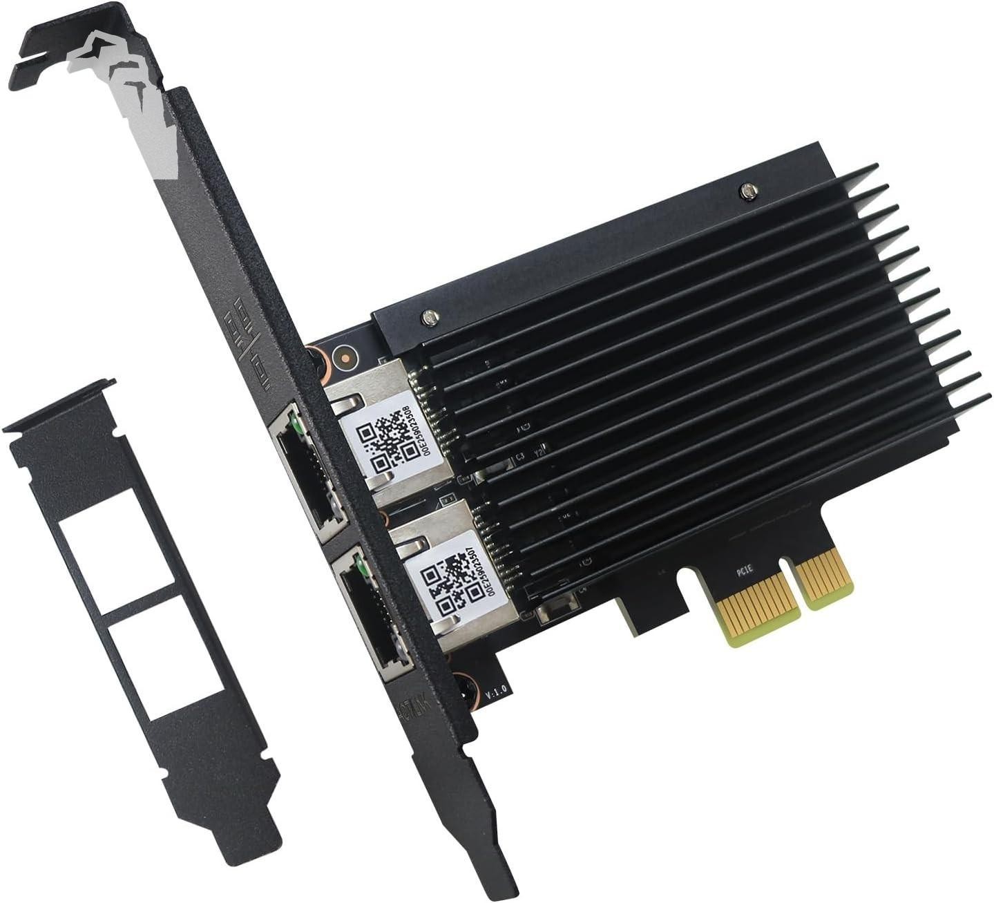 2.5GBase-T Dual Port Server Network Adapter PCI Express RJ45 Gigabit NIC Card