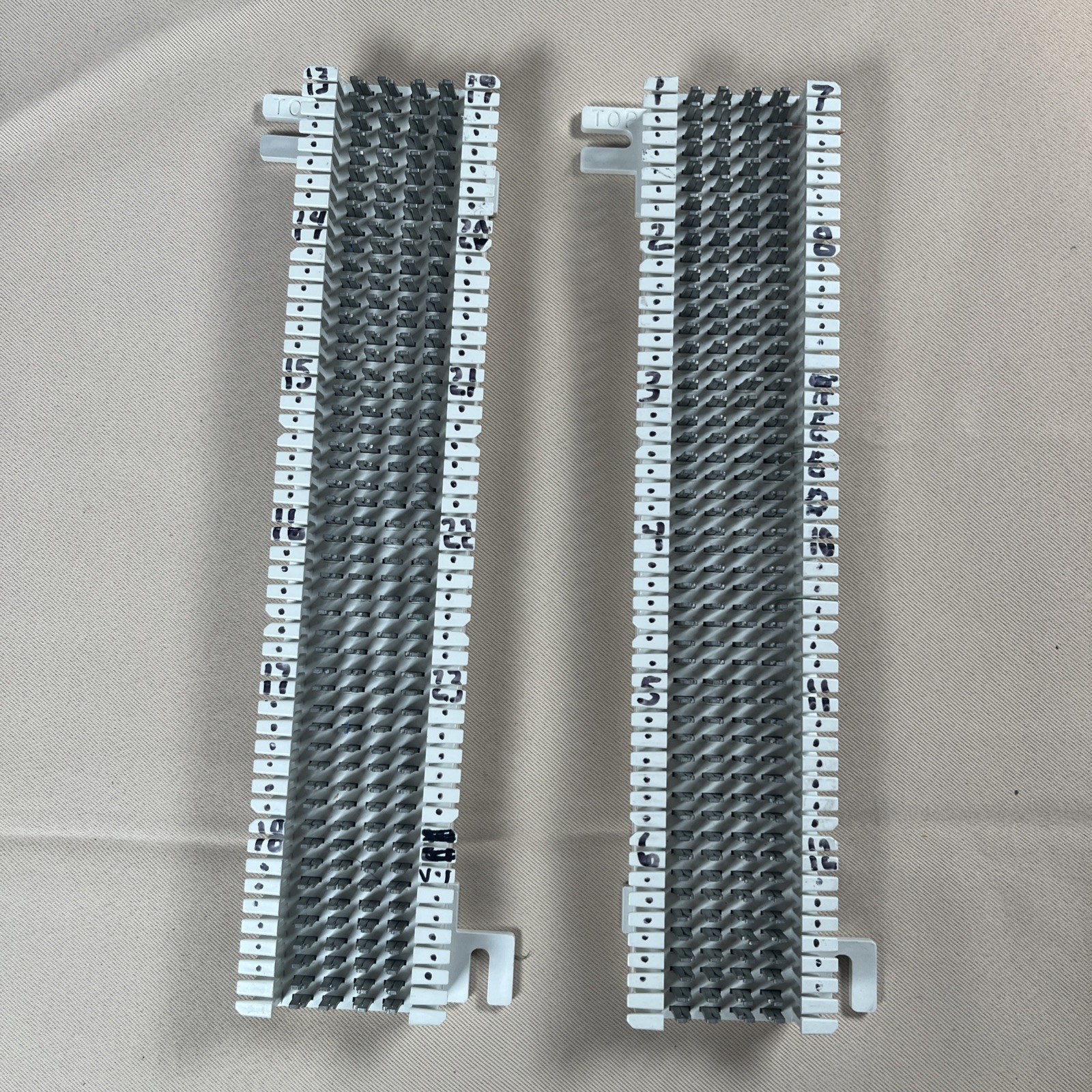 Siemon S66M1-50 CAT5e 66 Punch Down Wiring Blocks Lot of 2 Made USA Untested
