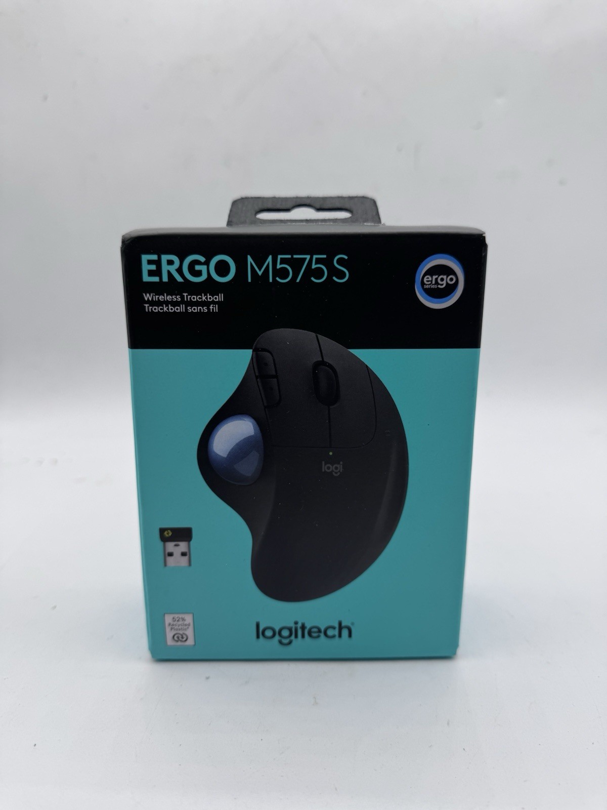 New Logitech Ergo M575S Wireless Trackball Mouse, Wireless Ergonomic Mouse