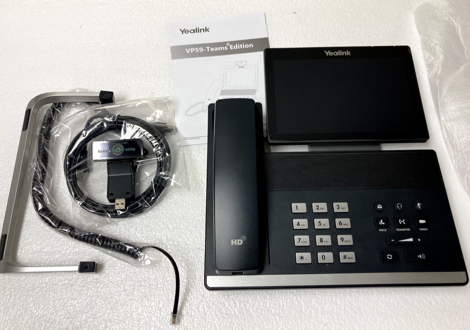 Yealink VP59 Teams IP Corded VoIP Phone - Black New