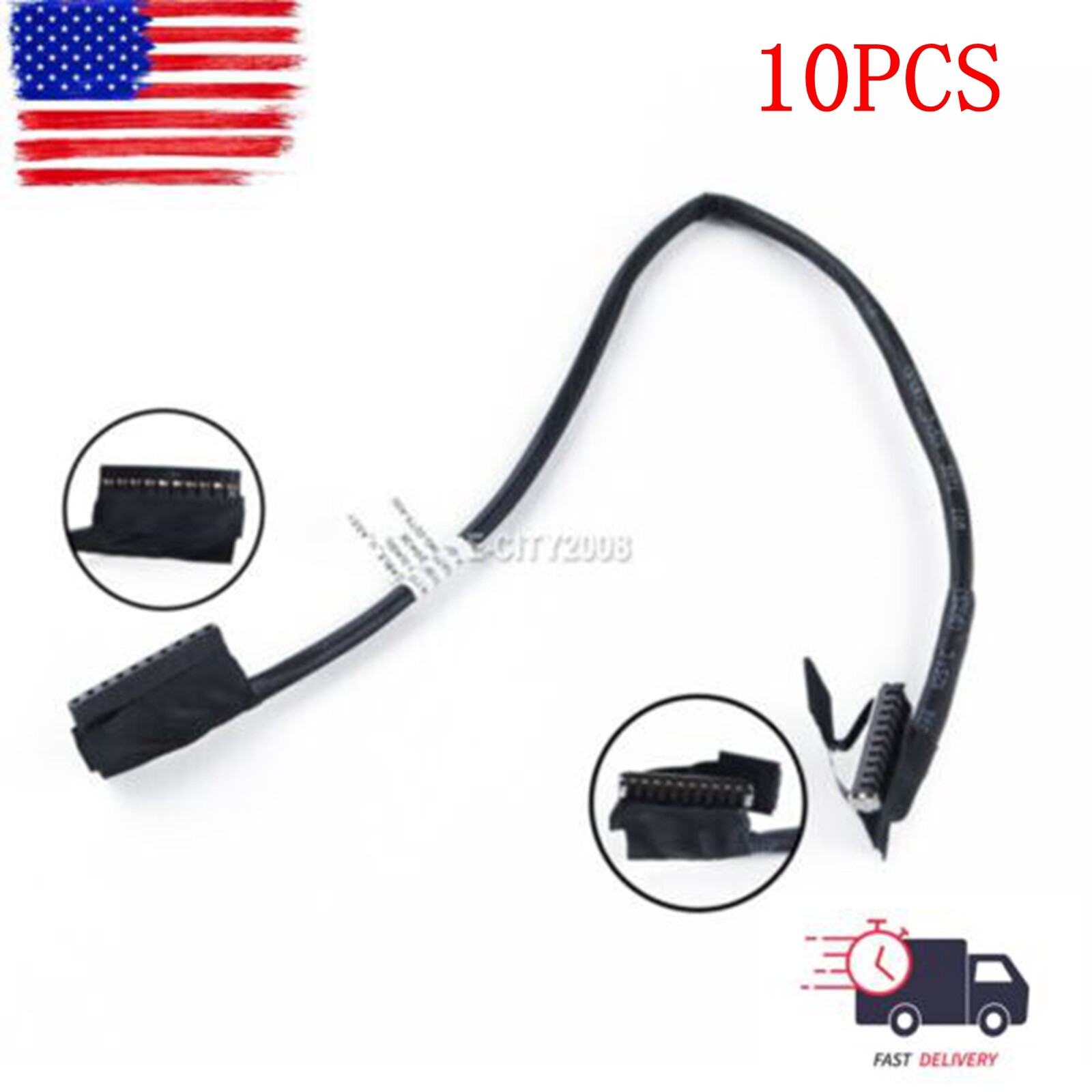 Lot of 10 HOT Battery Cable 0968CF For Dell Latitude E5580 5580 Precision M3520