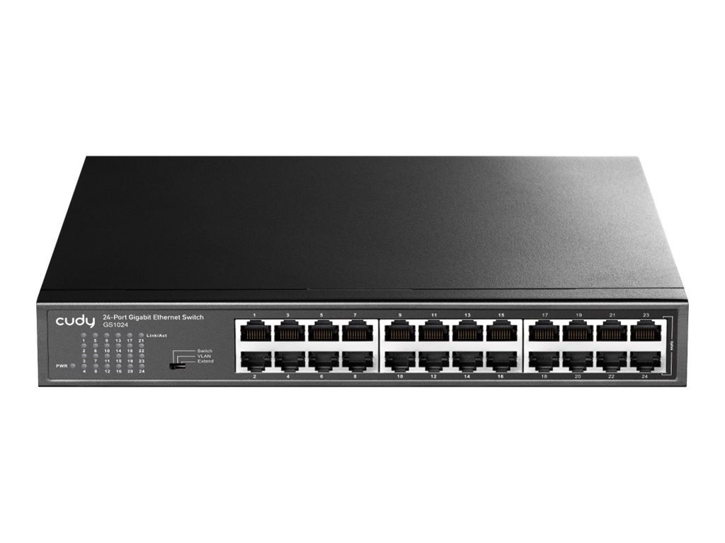 CUDY GS1024 1GBPS 24-Port Ethernet Rj-45 Network Switch Unmanaged