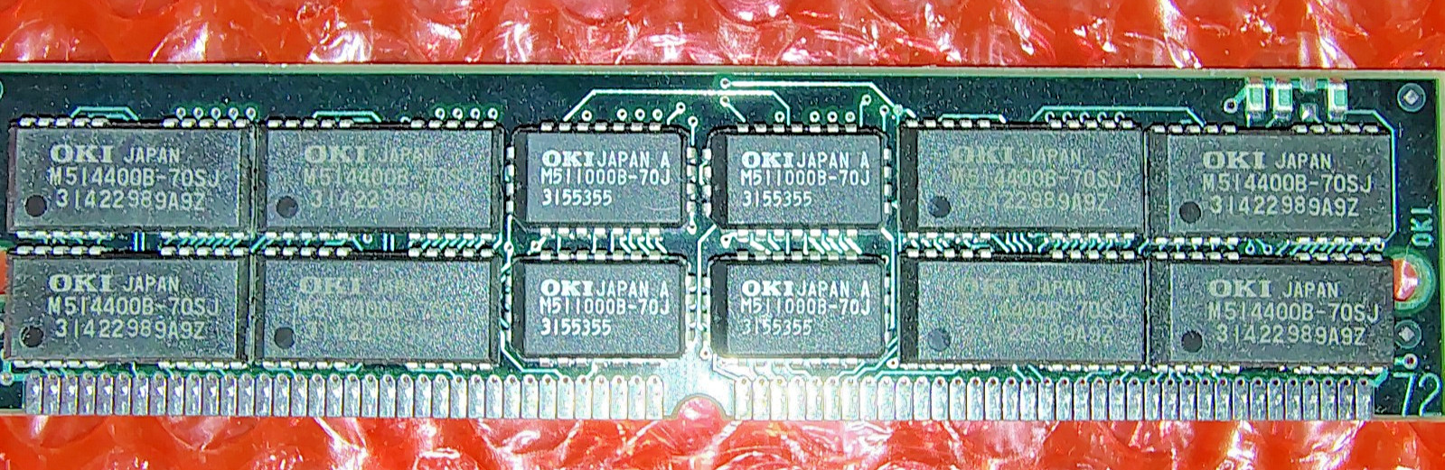 Pacific Data / OKI MSC23136-80DS12 4MBx36 FPM 72-pin DRAM Module - Vintage Retro