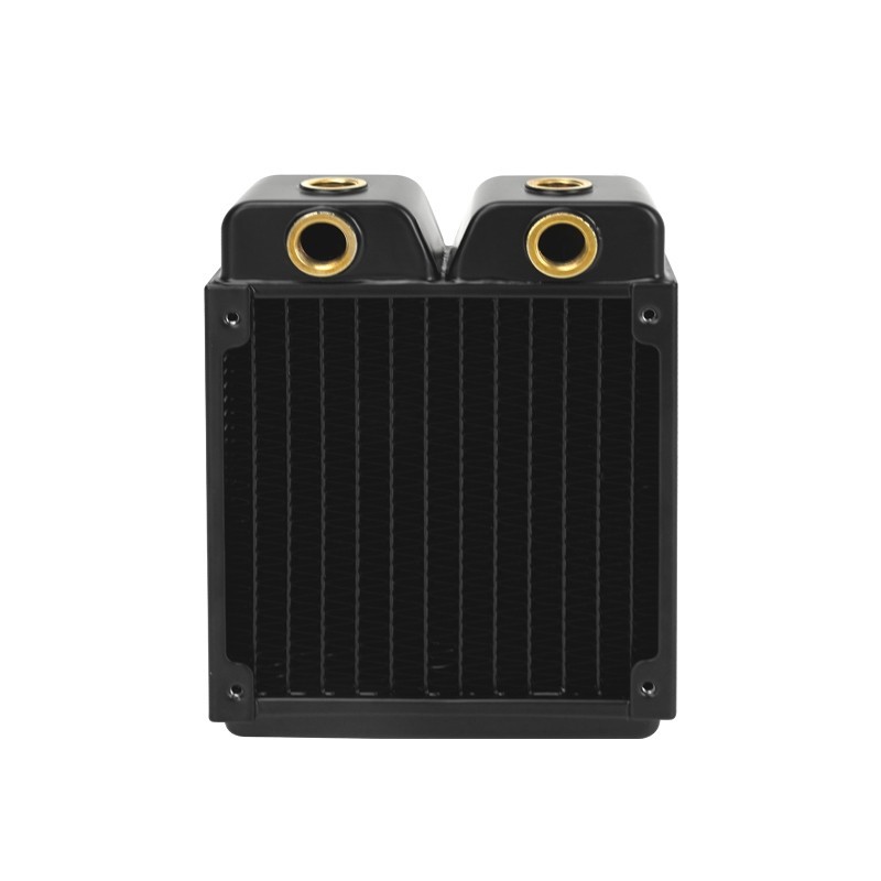 120mm Full Copper Radiator 5 Ports 45mm Thick Ococoo G1/4 PC Water Cooling SFF