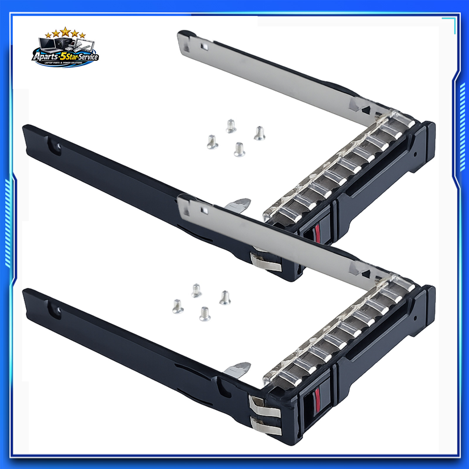 2X For HPE 2.5" SAS HDD Tray Caddy DL365 DL385 325 G10 Gen10 Plus Server P22892