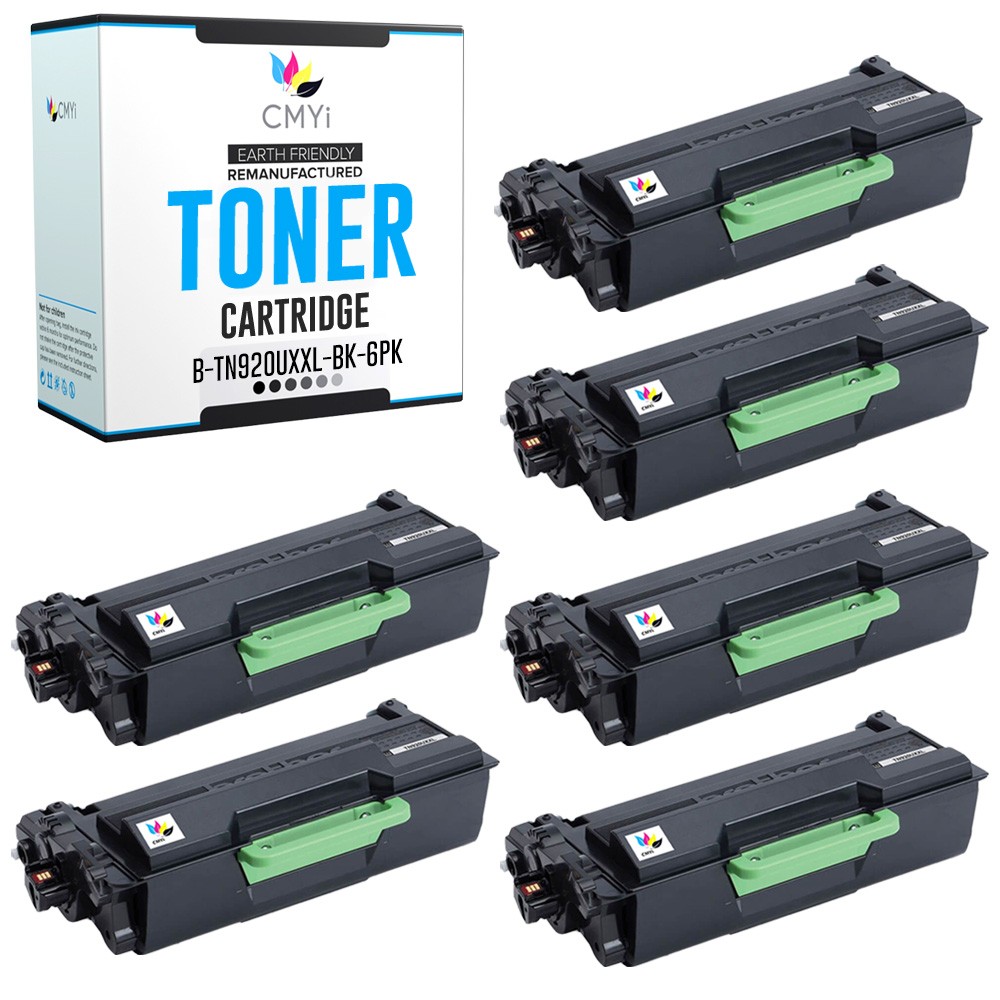 CMYi 6-Pack Compatible TN920UXXL Printer Toner fits Brother MFC-L6810DW L6915DW